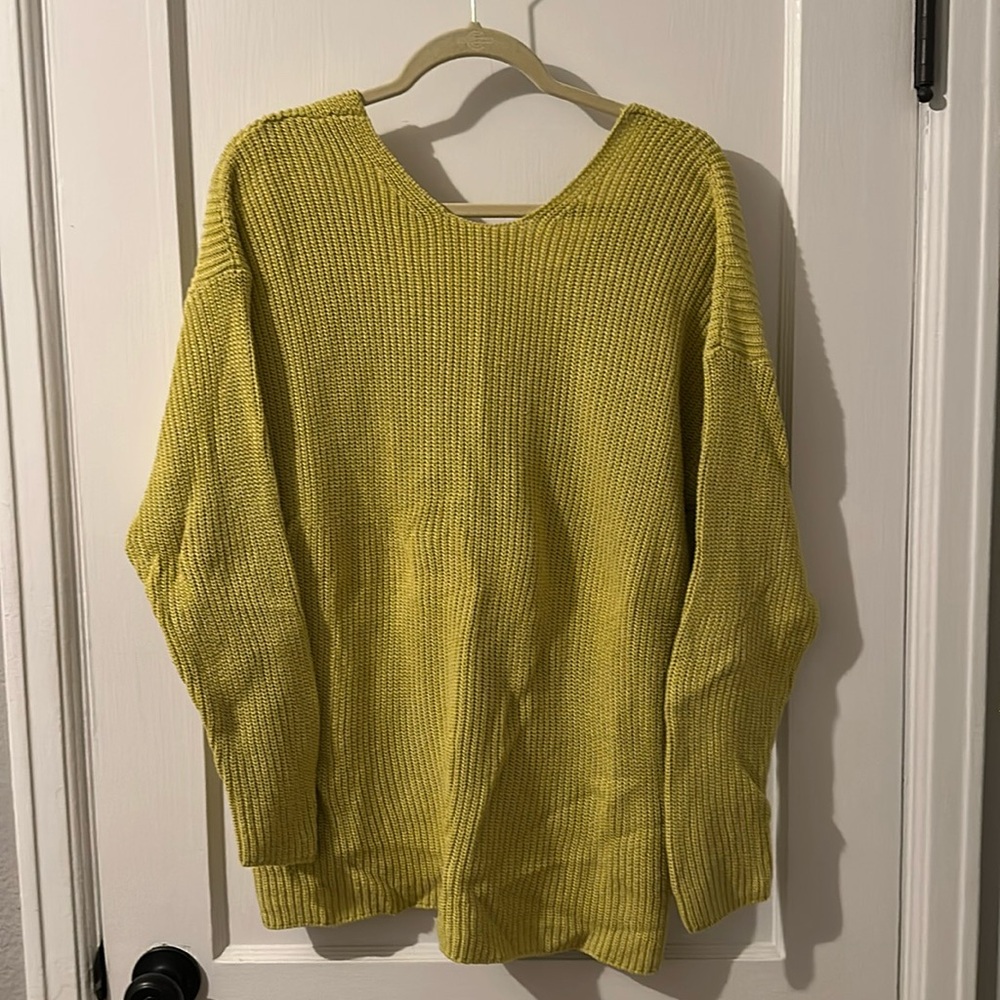 Loft open back sweater